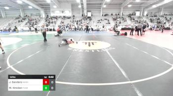 52 lbs Rr Rnd 3 - Jack Sanders, Mat Assassins Red vs Mazin Hmidan, Team Germantown