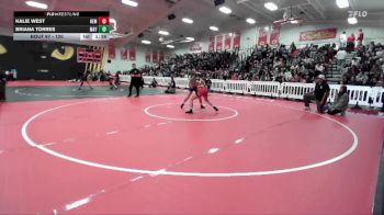 120 lbs Champ. Round 1 - Briana Torres, Mayfair vs Kalie West, Hemet