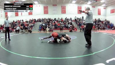 126 lbs Cons. Semi - Patrick Neff, Howland vs Emeriyun Lipscomb, Canton South