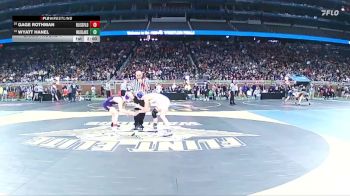 D4-132 lbs Champ. Round 1 - Wyatt Hanel, Indian River Inland Lakes vs Gage Rothman, Blissfield