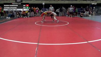 125 lbs Consi Of 8 #2 - Rileigh Romberger, Smithsburg vs Autumn Littleton, Harrington