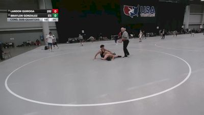 144 lbs Cons. Sub-quarters - Landon Quiroga, Spartan RTC@LHP vs Braylon Gonzalez, KD Training Center