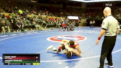 150 Class 4 lbs Champ. Round 1 - Colby Gray, Fort Osage vs Andrew Bowling, Lebanon