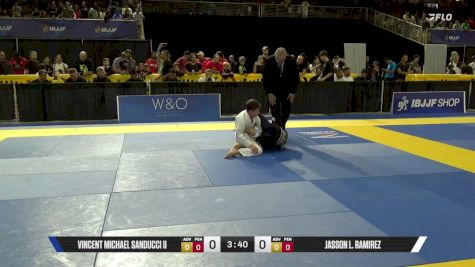 Jasson L. Ramirez vs Vincent Michael Sanducci II 2026 Pan Kids Jiu-Jitsu IBJJF Championship
