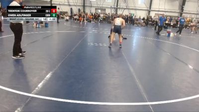 Silver 141 lbs Cons. Round 2 - Trenton Cournoyer, Wisconsin-Eau Claire vs Owen Adlfinger, Cornell College