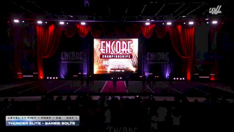 Thunder Elite - Barbie Bolts [2025 L1.1 Tiny - PREP - D2 Day 1] 2025 Encore Grand Nationals