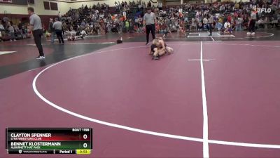 PW-15 lbs Cons. Round 1 - Bennet Klostermann, Alburnett Mat Pack vs Clayton Spenner, Lynx Wrestling Club