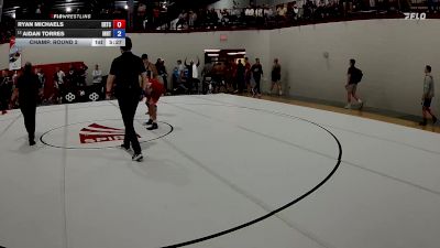 70 kg Champ. Round 2 - Ryan Michaels, Edinboro Regional Training Center vs Aidan Torres, Indiana RTC