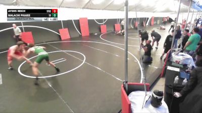 150 lbs Quarterfinal - Ayers Reich, Torrey Pines High School vs Malachi Piggee, Victor Villians
