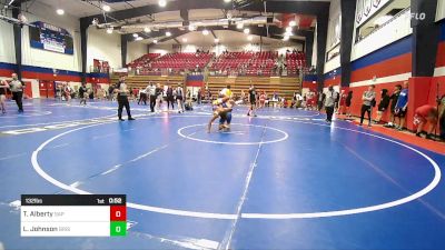 132 lbs 3rd Place - Tucker Alberty, Sapulpa vs Legend Johnson, Bristow