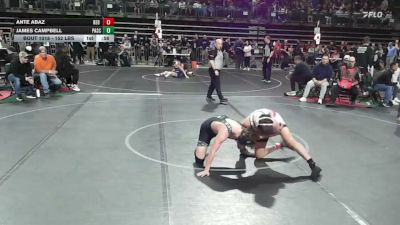 152 lbs Round Of 16 - Ante Abaz, Red Nose vs James Campbell, Pascack HIlls
