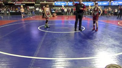 122 lbs Cons. Round 3 - Braxtyn Anderson, North Montana Wrestling CLub vs Tarence Torres, Belgrade Little Guy