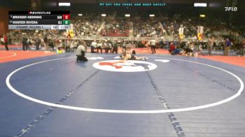 3A-138 lbs Champ. Round 1 - Bridger Herring, Rawlins vs Hunter Rivera, Glenrock