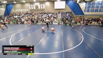 72 lbs Quarterfinal - Isabella Moody, Sanderson Wrestling Academy vs Sahara McCauley, Aviator Wrestling Academy