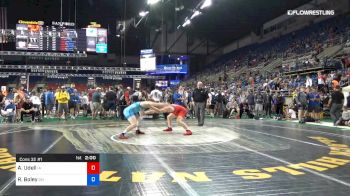 160 lbs Cons 32 #1 - Aidan Udell, Iowa vs Robert Boley, Ohio