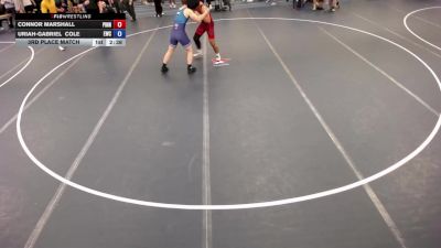 175 lbs 3rd Place Match - Connor Marshall, Pinnacle vs Uriah-Gabriel Cole, Eastside Wrestling Club