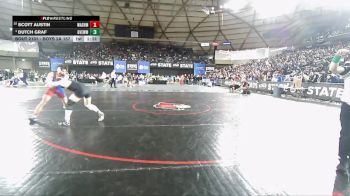 Boys 2A 157 lbs Champ. Round 1 - Scott Austin, Washington vs Dutch Graf, Grandview