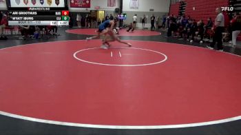 113 lbs Quarterfinal - Wyatt Iburg, Clear Creek-Amana vs Ari Groothuis, Marion