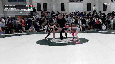 120 lbs Consi Of 16 #2 - Mila Boucher, Middleborough vs Liam Newman, Oliver Ames