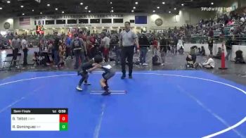 55 lbs Semifinal - Gatlan Talbot, Cimmeron Bad Boys Wrestling Club vs Rocco Dominguez, RedWave Wrestling