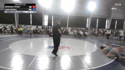 113 lbs Cons. Quarters - Nicholas Yetzer, Noke Wrestling RTC vs Zane Russell, Beastmode Wrestling