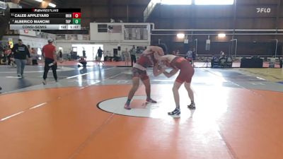 145 lbs Consolation - Caleb Appleyard, Iron Faith vs Alberico Mancini, Top Flight Wrestling Academy