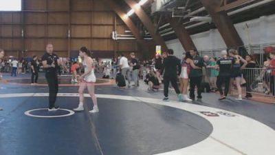 135 lbs 3rd Place - Eva Garcia, Surfside RTC vs Kai Pare, Coast Wrestling Academy
