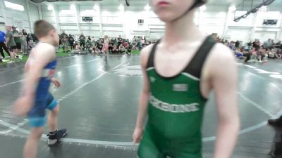 72 lbs Round Robin 3 - Brantley Barnes, ARES Red - EL vs Blaise Mahan, Backbone Wrestling Club - EL