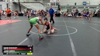 92 lbs Round 6 (10 Team) - James Garcia, Western Nebraska Elite vs David Baghdady, GPS