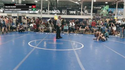 95 lbs Rr Rnd 1 - Talon Klesh, Grit Mat Club - MS vs Max Bartlebaugh, Dueling Bandits - MS