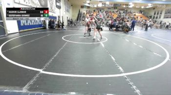 190 lbs Cons. Round 5 - Alexis Llamas, Elsinore vs Estefania Gomez, Hillcrest