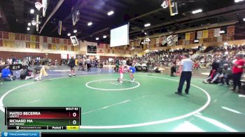 113 lbs Champ. Round 2 - Richard Ma, San Marino vs Mateo Becerra, Liberty