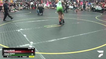 130 lbs Cons. Round 3 - Kaila Meade, Peer Pressure Elite Wrestling vs Maiah Perez, Hartford WC