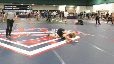 138 lbs Consi Of 16 #1 - Mack Santoro, PA vs Garrison Weisner, OH