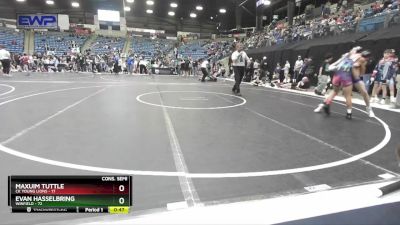 96 lbs Cons. Semi - Evan Hasselbring, Winfield vs Maxuim Tuttle, CK Young Lions