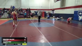 138 lbs Round 3 - Brayden Wilson, Opelika Hs vs Mastin King, Hartselle