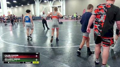 138 lbs Round 8 (10 Team) - Eduardo Breso, Team Blue Steel vs Caleb Cooper, Fight Barn WC