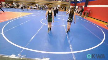 89-97 lbs Rr Rnd 1 - Halle Wassenberg, Sallisaw Takedown Club vs Lydia Ellis, Catoosa Youth Wrestling