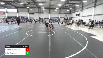 62 lbs Rr Rnd 3 - Raiden Crook Hutsler, White River Jr. WC vs Sier Del Real, Pomona Elite
