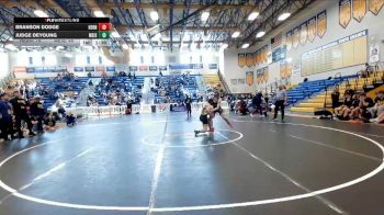 157 lbs Quarterfinals (8 Team) - Branson Dodge, Hernando vs Judge Deyoung, Merritt Island