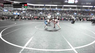 125 lbs Consi Of 8 #1 - Stratton Cox, Salina Wrestling Club vs Gavin Phillips, Cabot Youth Panthers