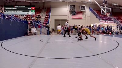 106 lbs Cons. Round 3 - Ayden Montgomery, New Albany High School vs Brody Scott, Hernando