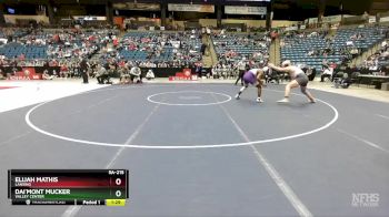 5A-215 lbs 1st Place Match - Elijah Mathis, Lansing vs Dai`mont Mucker, Valley Center