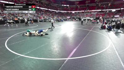 157 lbs Champ. Rd Of 16 - Scott Daniels, Shiocton vs Waylon Hargrove, Aquinas