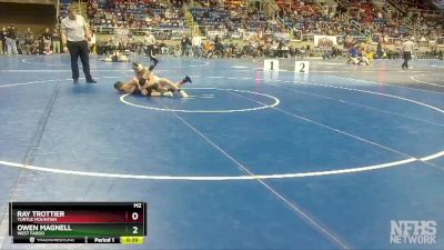 132 lbs Cons. Round 1 - Ray Trottier, Turtle Mountain vs Owen Magnell, West Fargo