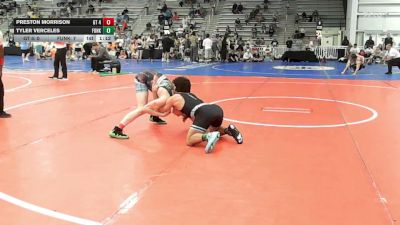 120 lbs Round Of 32 - Preston Morrison, GT 4238 - HSB vs Tyler Verceles, Funk City - HSB