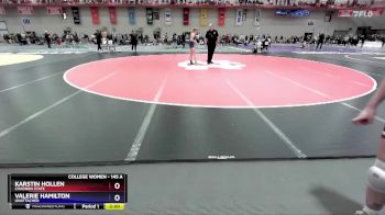 145 A Champ. Round 2 - Karstin Hollen, Chadron State vs Valerie Hamilton, UNATTACHED