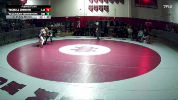 155 lbs 1st Place Match - Eliza`andra Seumanutafa, Cheyenne vs Nichole Simmons, SLAM! NEVADA