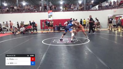 86 kg Round Of 32 - Leonard Pinto, Nebraska Wrestling Training Center vs Jack Wilt, Lvwc