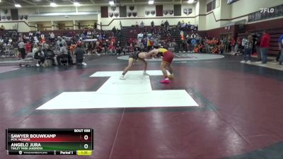 165 lbs Cons. Round 1 - Angelo Jura, Tinley Park (Andrew) vs Sawyer Bouwkamp, PCM, Monroe